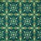 1 Yard Teal Velvet Animal Novelty Polyester Fabric 54 inch Width